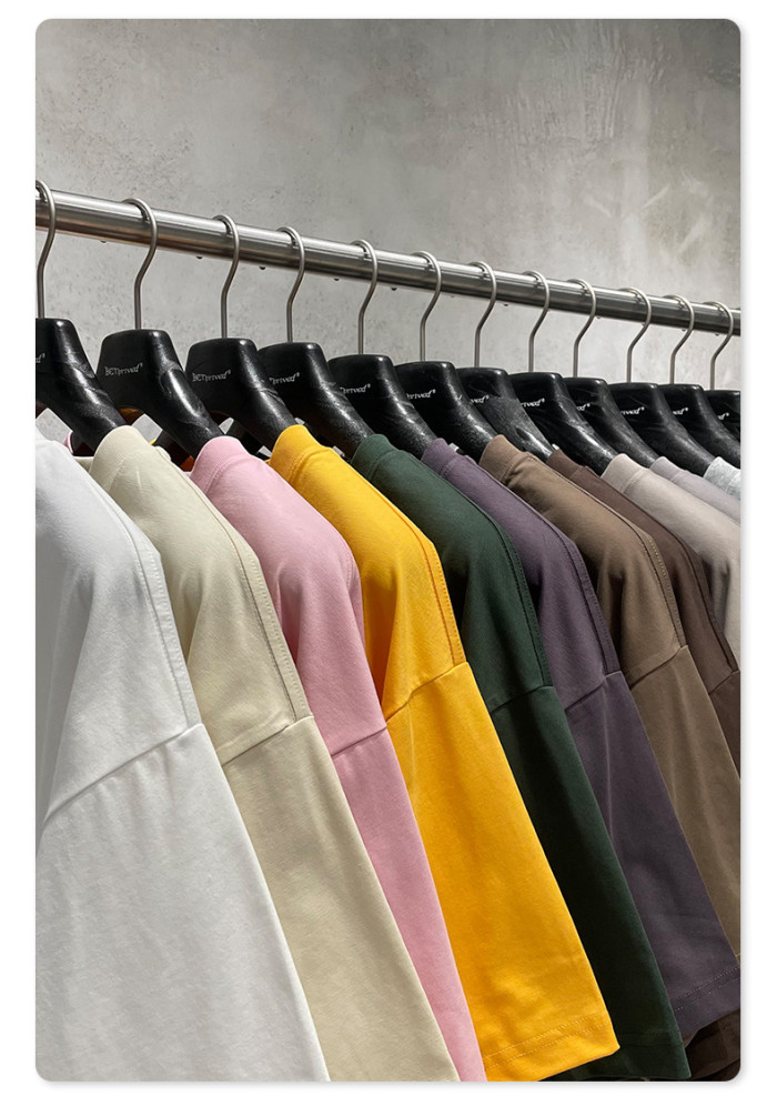 Summer American trendy brand Bolyfit short-sleeved solid color loose-fitting T-shirt for men