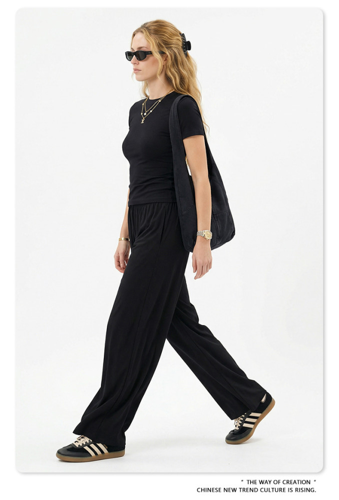New Spring/Summer European and American Style Solid Color High Elastic Shoulder Short Slim Fit Suit for Women - Casual Sports