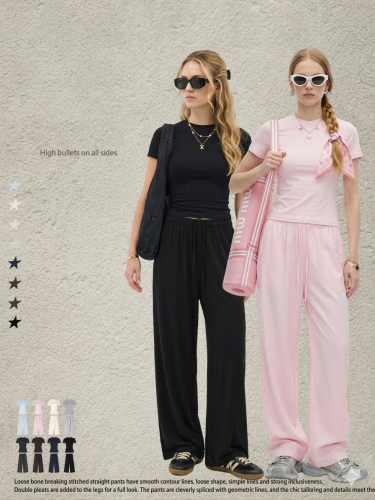 New Spring/Summer European and American Style Solid Color High Elastic Shoulder Short Slim Fit Suit for Women - Casual Sports