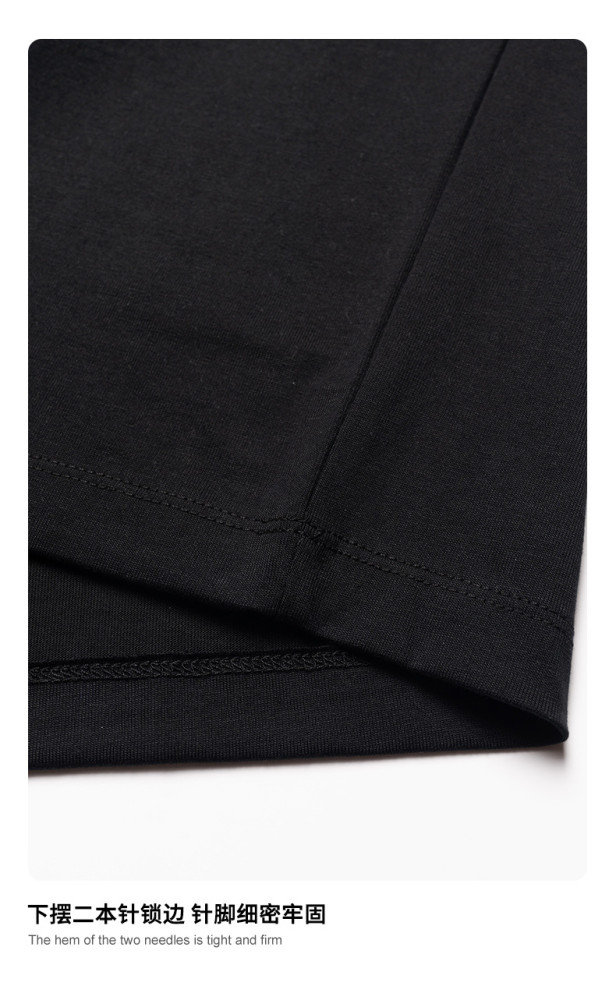 Streetwear Boxy Fit Loose Plain Cotton Short-Sleeve Cyberpunk Trendy Brand Short-Sleeve T-Shirt for Men