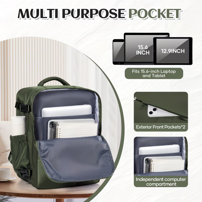 40x30x20CM backpack, suitable for Ryanair cabin size 40x30x20CM travel backpack/luggage backpack/boarding backpack/aviation backpack/travel backpack