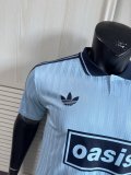 2025 AD Oasis Joint Edition #25 Light Blue Player Version Polo Short Sleeve