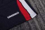 1998 England Home Long sleeves Retro Kids Soccer Jersey