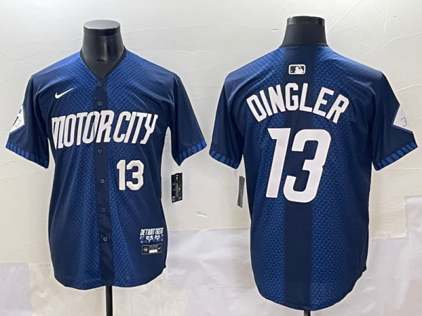 2025 MLB Detroit Tigers New Pattern Jersey