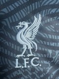 2020-2021 LIV Black Goalkeeper Retro Soccer Jersey