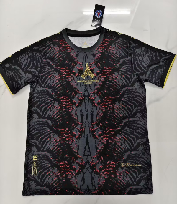 2025 PSG Grey Red Champion Training shirts