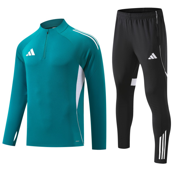 2025 AD Green Half Pull Tracksuit 