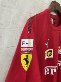 2025 F1 Ferrari New Pattern Red Short Sleeve Racing Suit