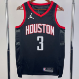 23-24 Rockets PORTER JR. #3 Black Top Quality Hot Pressing NBA Jersey (Trapeze Edition)