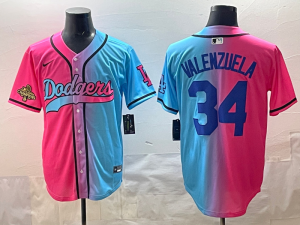 2025 MLB Los Angeles Dodgers New Pattern Jersey