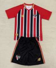 25-26 Sao Paulo Away Kids Soccer Jersey