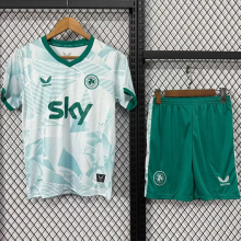 25-26 Ireland Away Kids Soccer Jersey 1:1 Thai Quality