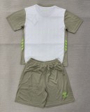 25-26 Werder Bremen Away Kids Soccer Jersey