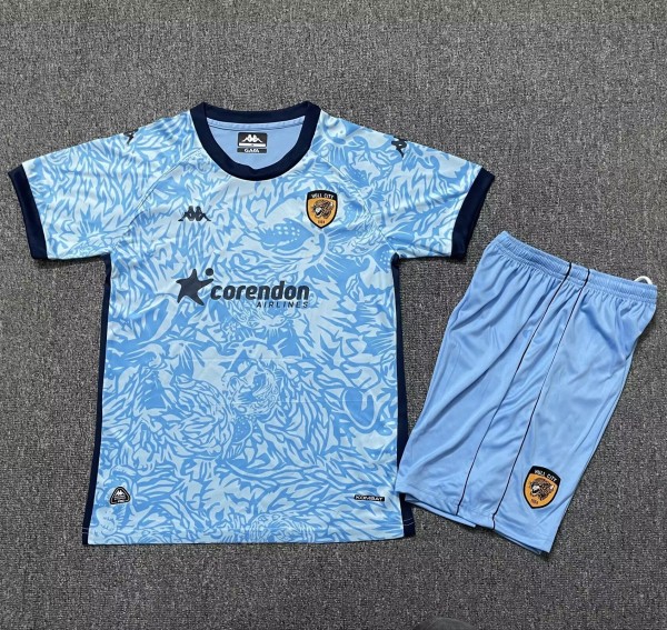 25-26 Hull City Third Kids Soccer Jersey
