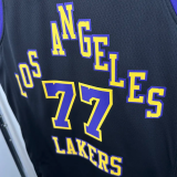 23-24 LAKERS DONCIC #77 Black City Edition Top Quality Hot Pressing NBA Jersey