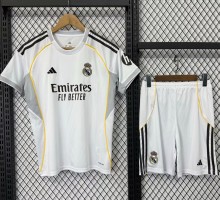 25-26 RMA Home Kids Soccer Jersey