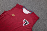 25-26 Sao Paulo High Quality Tank Top And Shorts Suit