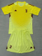 25-26 JUV Yellow GoalKeeper Kids Soccer Jersey 1:1 Thai Quality