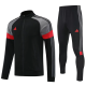 2025 AD Black Jacket Tracksuit