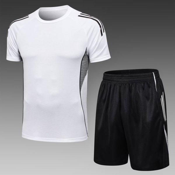 2025 No Label Player Version Training Short Suit —White白色 无标