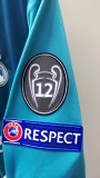 2017-2018 RMA Third Long Sleeve Player Version Retro Soccer Jersey