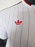 25-26 Man Utd White Casual Edition Player Version Training shirts