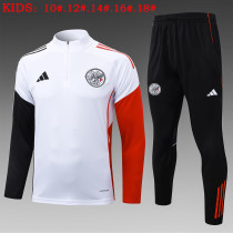 25-26 Aja× High Quality Kids Half Pull Tracksuit