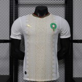 2026 World Cup Morocco Away Player Version Soccer Jersey