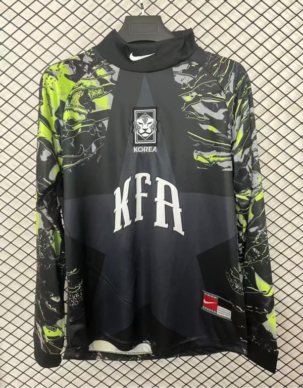 25-26 Korea GoalKeeper Long Sleeve Fans Soccer Jersey