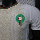 2026 World Cup Morocco Away Player Version Soccer Jersey