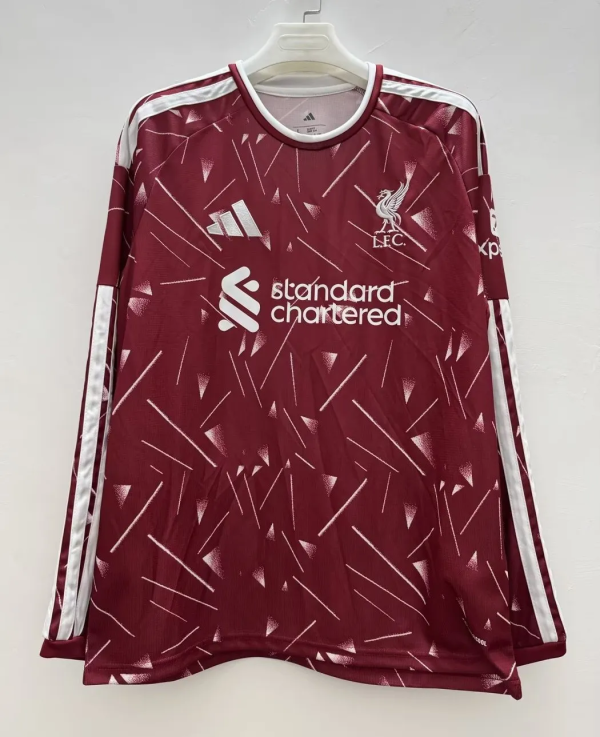 26-27 LIV Home  Long Sleeves Fans Soccer Jersey *长袖