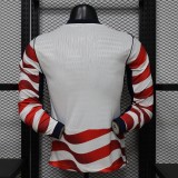 2026 World Cup USA Home Long Sleeve Player Version Soccer Jersey*长袖球员