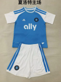 26-27 Charlotte FC home kids jersey