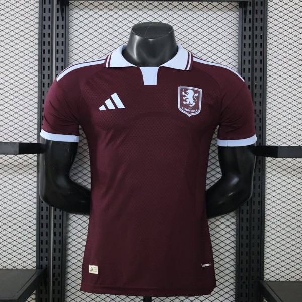 26-27 Aston Villa Home Player Version Soccer Jersey