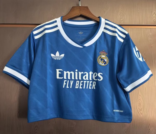 25-26 RMA Third Women Crop Top 1:1 Thai Quality(女)