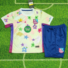 25-26 BAR Yellow Special Edition Kids Training (花纹)