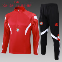 24-25 Bayern High Quality Kids Half Pull Tracksuit 24-25 Bayern High Quality Kids Half Pull Tracksuit
