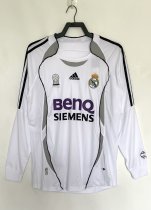 2006-2007 RMA Home Long Sleeve Retro Soccer Jersey 2006-2007 RMA Home Long Sleeve Retro Soccer Jersey