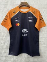 2025 F1 McLaren New Pattern Short Sleeve Racing Suit(圆领,胸前宝蓝,无号码) 2025 F1 McLaren New Pattern Short Sleeve Racing Suit(圆领,胸前宝蓝,无号码)
