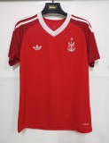 25-26 Flamengo Red Goalkeeper Fans Soccer Jersey