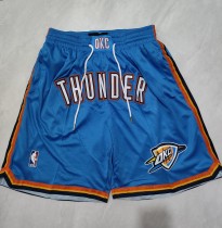 2024 Oklahoma City Thunder Embroidery Top Quality NBA Pants 2024 Oklahoma City Thunder Embroidery Top Quality NBA Pants