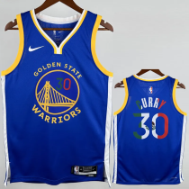 WARRIORS CURRY #30 Blue Top Quality Hot Pressing NBA Jersey WARRIORS CURRY #30 Blue Top Quality Hot Pressing NBA Jersey