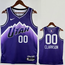 23-24 JAZZ CLARKSON #00 Purple City Edition Top Quality Hot Pressing NBA Jersey 23-24 JAZZ CLARKSON #00 Purple City Edition Top Quality Hot Pressing NBA Jersey