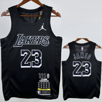 LAKERS JAMES #23 Black Top Quality Hot Pressing NBA Jersey LAKERS JAMES #23 Black Top Quality Hot Pressing NBA Jersey