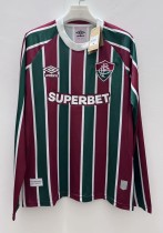 25-26 Fluminense Home Long Sleeve Fans Soccer Jersey 25-26 Fluminense Home Long Sleeve Fans Soccer Jersey