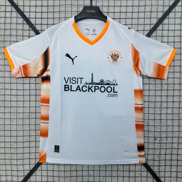 25-26 Blackpool FC Away Fans Soccer Jersey
