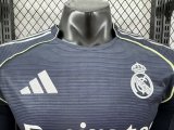 25-26 RMA Away Long Sleeve Player Version Soccer Jersey 长袖
