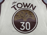 25-26 WARRIORS BUTLERIII #30 Blue Top Quality Hot Pressing NBA Jersey (V领)