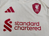 25-26 LIV Away Kids Player Version Soccer Jersey 1:1 Thai Quality (球员童装)