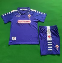 1998-1999 Fiorentina Home Retro Kids Soccer Jersey 1998-1999 Fiorentina Home Retro Kids Soccer Jersey
